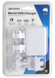 JACKSON Worldwide USB Charger Adapter. Perfect For All adapter,international travel,issues,jackson adapter,travel adapter,worldwide usb adapter,worldwide usb charger