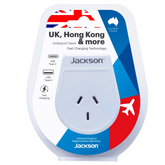 JACKSON Slim Outbound Travel Adaptor 1x USB-A And 1x USB-C Model: PTA8811USBMC issues,jackson,travel,travel adapter,travel adaptor