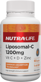 Nutralife Liposomal C 1200mg VIT C + D + ZINC 60 Tablets issues,lipo vitamin c,liposomal,liposomal vitamin c,nutralife,vit c,vitamin d,vitamin d3,zinc