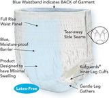 Swimmates Disposable Swimwear aqua therapy,Blue moisture-proof,bowel incontinence,disposable,issues,Kufguards,Latex-free,worn under a bathing suit,Youth Swim Diapers
