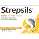 Strepsils Lemon Honey Lozenges 16 Pack (2 Pack) for Soothing Throat Relief 16 Pack,Cough Relief,Herbal Lozenges,Lemon Honey Lozenges,optimized,Soothing Lozenges,Sore Throat,Strepsils Lozenges,Throat Relief