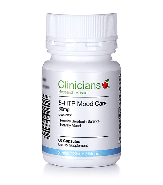 Clinicians 5-HTP Mood Care Capsules 50mg for Mood Support and Wellbeing - 60 Count 5-htp,clinicians,clinicians 5-htp,mood care,optimized