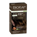 Biokap Nutricolor Delicato Rapid 5.34 Honey Chestnut Permanent Hair Dye biokap,hair dye,issues,naural hair color