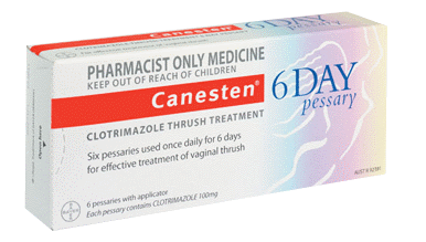 Canesten 6 Day Pessary For Vaginal Thrush - Pharmacist Only