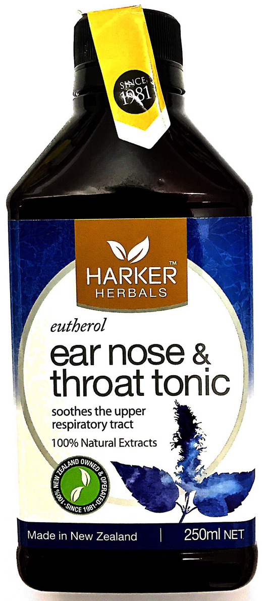 Harker Herbals eutherol Ear nose & throat tonic - 250 ml - Pakuranga Pharmacy