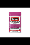 Swisse High Strength Cranberry 30 Capsules for Urinary Health Support, high strength cranberry urinary health capsules.