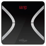 BODISURE Body Composition Scales 50% Sale,Basal Metabolic Rate (BMR),black,bodisure,bodisure scale,Body Fat (%),Body Mass Index (BMI),Christmas gift,Clearance Sale !,Discount Sale,Fat free body weight Subcutaneous fat (%),issues,LED display,Metabolic age,