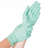 Advance® Biodegradable Green Nitrile Gloves Ambidextrous,Bead Cuff,Green Nitrile Gloves,issues,Manufactured under QSR,Non Latex,Non Sterile,non-biodegradable nitrile glove,Powder Free,Single Use,Skin Friendly,Textured Fingertips