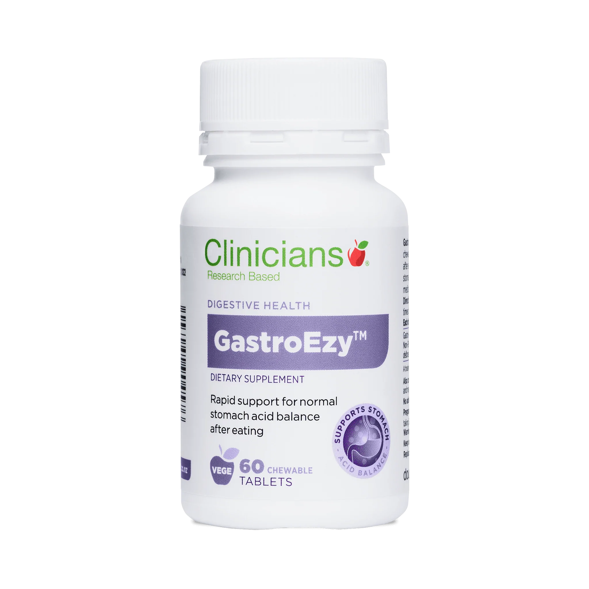 Clinicians GastroEzy™ 60 Caps b vitamin,clinician,clinicians,issues,Multi vitamins,multivitamin,multivitamin for kids,vitamin,Vitamin A,Vitamin B,vitamin b12,vitamin b3,vitamin c,vitamin d,vitamin d3,vitamin e,vitaminc,vitamins,Vitamins and Supplements,vi