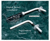 EZ Reach Bowel Management Tool Combo Angle adjustments,Bowel Management Tool,digital bowel stimulator,interchangeable attachments,issues,Rigid plastic handle.,suppository inserter.