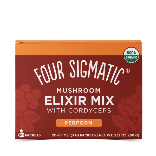 Four Sigmatic Boost Organic Elixir Mix 20 Sachets Boost Organic Elixir Mix,Cordyceps Elixir,issues,Organic Caffeine-free Vegan