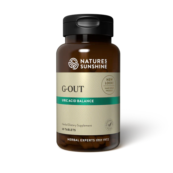 Nature's Sunshine Gout 60 tablets gout,gout fighter,issues,natures sunshine