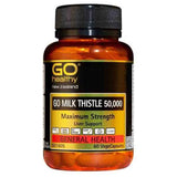 Go Healthy Milk Thistle 50,000 mg 60 caps go healthy,go milk,issues,liver,milk thistle