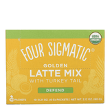 Four Sigmatic Organic Golden Latte Mix 10 Sachets caffeine-free,issues,Organic Golden Latte Mix,superfood,supports your immune system,sweet belly rub,Turkey Tail mushroom,Turmeric pairs