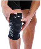 Mueller Omniforce Knee Support K-300 arthritic knee joints.,gel buttress,injured,issues,kneecap.,prevent slipping and bunching,Provide support to weak,unique knit fabric