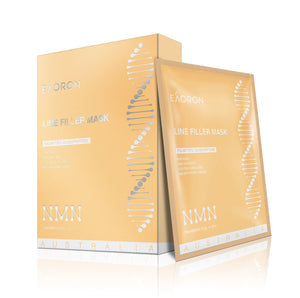 Eaoron NMN Line Filler Mask 5pcs (Golden) anti wrinkle,antiageing,face mask,issues,line filler mask,wrinkle