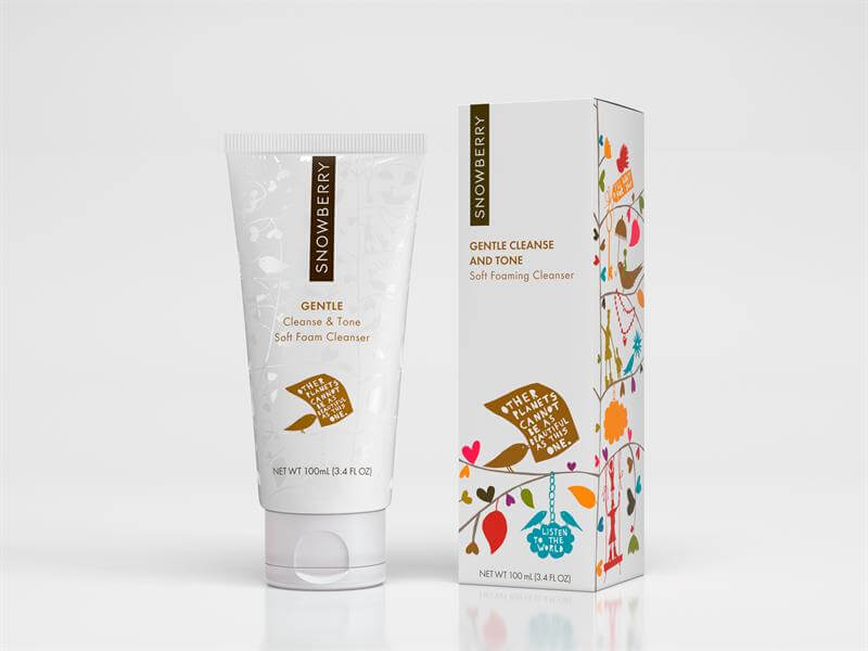 Snowberry Gentle Cleanse & Tone Soft Foaming Cleanser 100ml (3.40 fl.oz.) Baby skin care condition,issues,moisturising skin care,Natural skin care,skin care,snowberry,snowberry rejuvenating night serum,snowberry youth renew serum