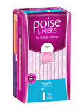 Poise Incontinence Liners Regular 26 bladder leakage,bladder weakness,carefree,clinicians bladder confidence,clinicians bladder support,issues,libra,liners,poise,poise panty liners,tampons