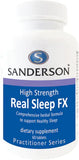Sanderson Real Sleep FX 60 Tablets Eschscholtzia californica (California Poppy) 20:1 extract (dry equiv. 200mg),Humulus lupulus (Hops) 20:1 extract (dry equiv. 600mg),insomnia,insomniamelatonin,issues,Magnesium Amino Acid Chelate (30mg elemental),Matricar