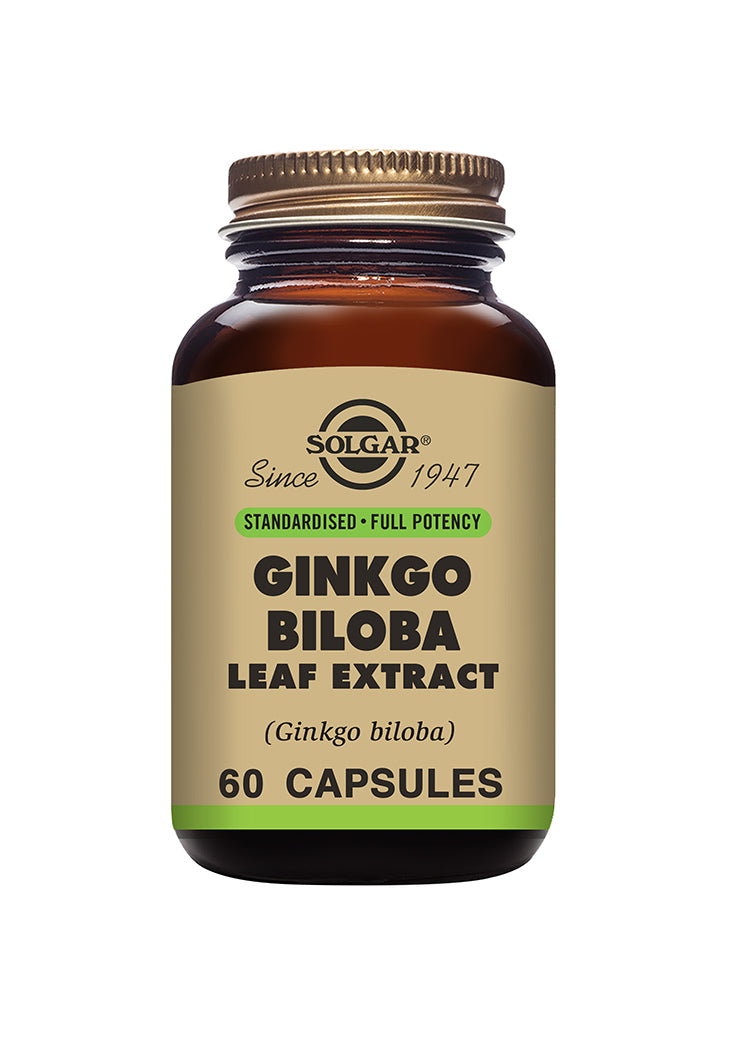 Solgar SFP Ginkgo Biloba Leaf Extract 60 capsules daily vitamins,Ginkgo Biloba Leaf Extract,issues,Multi vitamins,multivitamins,solgar,Solgar SFP Ginkgo Biloba Leaf Extract,vitamins,vitamins and minerals,Vitamins and Supplements,vitamins minerals