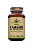 Solgar valerian root extract capsules 60 in a jar, herbal supplement for adults, standardized valerian extract