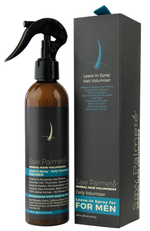Saw Palmete - Leave-In Spray Men - Herbal Hair Volumiser Christmas gift,christmas sale,issues,leave in spray,leave in spray 250ml,leave in spray for men,Leave-In Spray Volumiser,Leave-In Spray Volumiser for Men 250ml,saw palmete,Saw palmete 250ml leave in