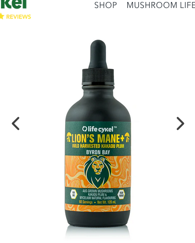life cyKel Lions Mane Mushroom Extract issues,Kakadu Plum Natural Flavour,life cyKel Lions Mane Mushroom Extract,Mushroom Flavour: Lion’s Mane (Hericium coralloïdes) Mycelia & Fruit Body