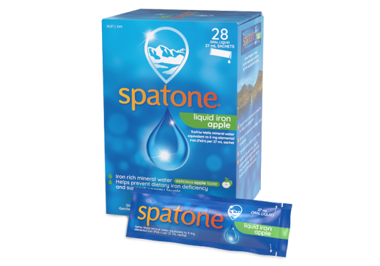 Spatone Iron 100% natural 28 sachets APPLE
