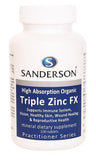 Sanderson Triple Zinc FX 100 tablets Immune boost,immunit,immunity,issues,sanderson,Skin,skin health,triple zinc,viral infection,zinc