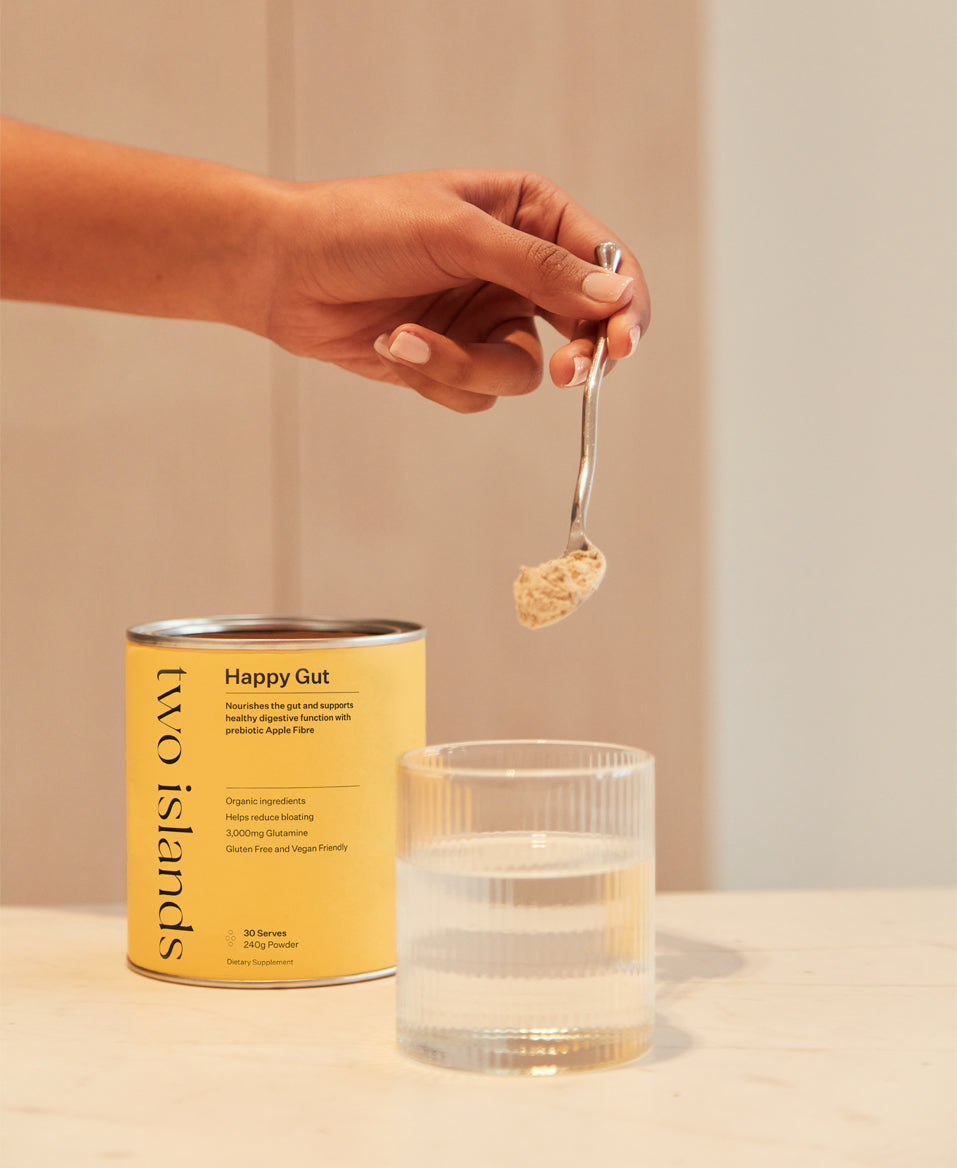 two islands Happy Gut 240 gm Balanced mood,Bowel regularity,Healthy immunity,issues,Low energy,Overall gut health,Poor digestion. Food sensitivities,Sugar cravings