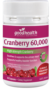 Good Heath Cranberry 60000 mg 50 Caps cranberry,cranberry urinary tract health,issues