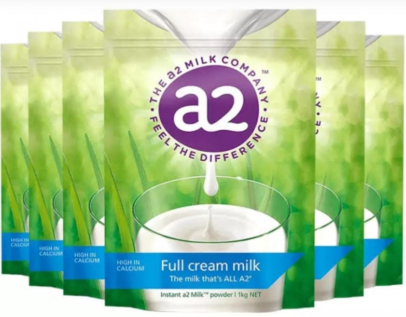 A2 adult milk powder high calcium whole milk powder 1kg*6 Full cream,instant milk powder,issues,resealable pouch