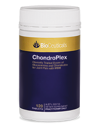 
					ChondroPlex®					
					Clinically Trialled Doses of Glucosamine and Chondroitin for Mild Joint Pain with MSM
				