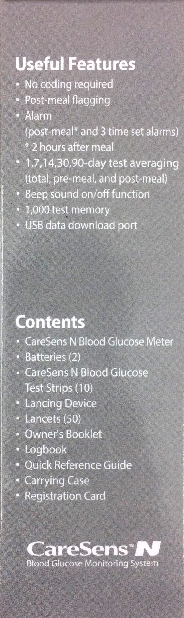 CareSens N blood glucose meter - Pakuranga Pharmacy
