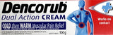 Dencorub Dual Action Cream 100g arthritis,dencorub,inflammation,issues,pain,rub,rubeficient