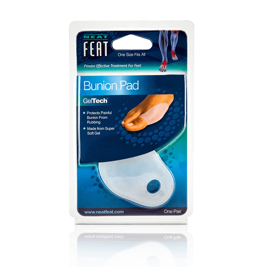 Neat Feat Bunion Pad Geltech 1 pair bunion gel,issues,Neat Feat Bunion Pad Geltech 1 pair