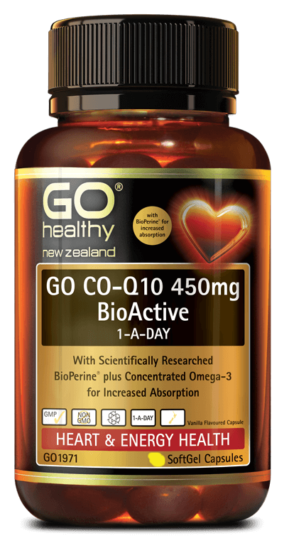 Go Healthy Co Q10 450MG Bioactive 1-A-DAY 60 Capsules