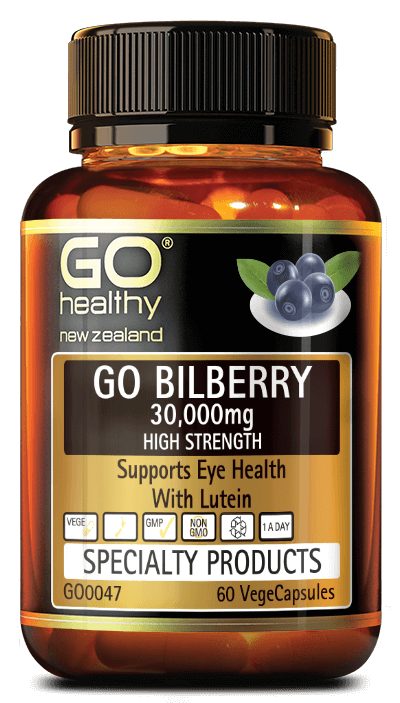 Go Healthy Go Bilberry 30,000mg 60 Capsules