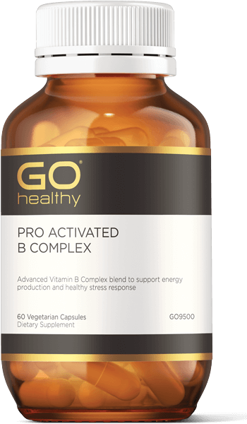 Go Healthy Pro Activated B Complex 60 Veg caps b complex,clinicians b complex active,go healthy b complex,Go Healthy GO B Complex,Go Healthy PRO ACTIVATED B COMPLEX 60 Vcaps,issues,lypospheric b complex