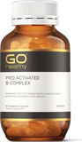 Go Healthy Pro Activated B Complex 60 Veg caps b complex,clinicians b complex active,go healthy b complex,Go Healthy GO B Complex,Go Healthy PRO ACTIVATED B COMPLEX 60 Vcaps,issues,lypospheric b complex