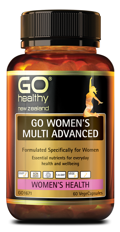 Go Healthy Go Women's Multi Advanced 60 vege capsules go healthy,Go Women's Multi Advanced,issues,womens multi