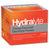 Hydralyte 10 sachets Orange flavour dehydration,diarrhoea,electral,Enerlyte,Hydralyte,Hydralyte 10 sachets Orange flavour,issues,rehydration,vomiting