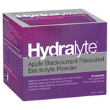 Hydralyte 10 sachets Apple Blackcurrant flavour dehydration,diarrhoea,electral,Enerlyte,Hydralyte,Hydralyte 10 sachets Apple Blackcurrant flavour,issues,rehydration,vomiting