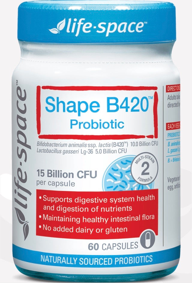 Life Space Shape B420 Probiotic 60 Capsules issues,life,life space,Life Space Shape B420 Probiotic,probiotic