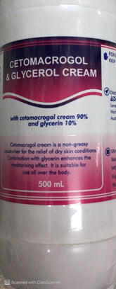 Cetomacrogol & Glycerol Cream Sorbolene cetaphil,dry skin,eczema,glycerol,issues,moisturiser,sorbolene