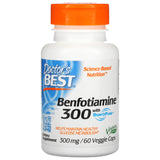 Doctor's Best Benfotiamine with BenfoPure 300 mg 60 Veggie Caps Benfotiamine,Dietary Supplement,Doctor's Best Benfotiamine,Doctor's Best Benfotiamine with BenfoPure,issues,Non-GMO / Gluten Free / Soy Free,Science-Based Nutrition