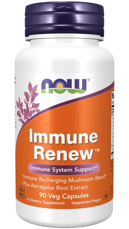 now Immune Renew (Organic Mushroom Blend with Lion's Mane) 90 Veg Capsules Immune,immune balance,Immune Defence,immune function,immune health,immune help,immune support,immune support and protection antioxidant,Immune System Support,issues,Now,Now Product