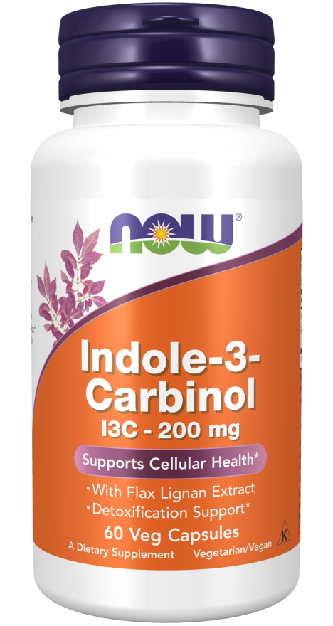 now Indole-3-Carbinol (I3C) 200 mg 60 Veg Capsules indole 3 carbinol,issues,Now,Now Products,Now suppl,Now supplements,Now Vitamins,Reproductive Health