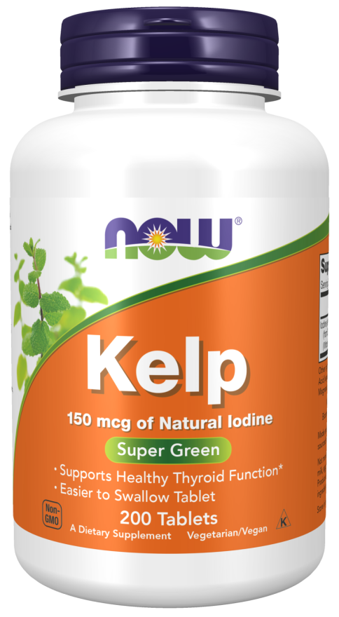 now Kelp 150 mcg 200 Tablets Iodine,issues,kelp,Now,Now Products,Now suppl,Now supplements,Now Vitamins