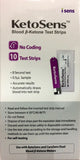 KetoSens Blood Ketone Strips - 10 Keto Blood Ketone Strips for Accurate Testing and self-testing.